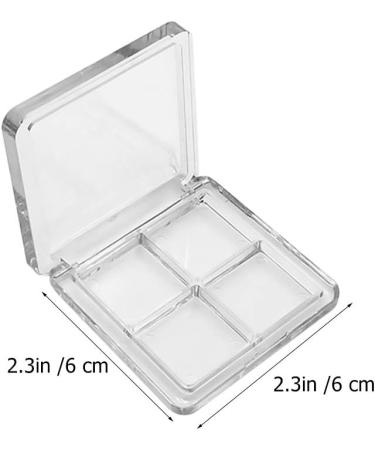 2PCS Empty Eyeshadow Dishes DIY Eyeshadow Palettes Eyeshadow Subpackaging Boxes for Women Girls Ladies - Buy Online on GoSupps.com