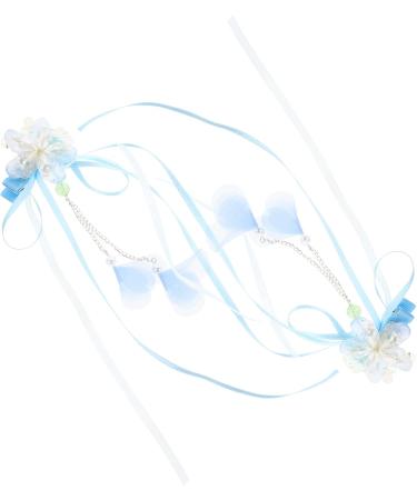 Beaupretty 3 Pairs tassel flower hair clip hair accessories for kids flower headpiece blue hair accessories kid hair accessories dangle tassel hair clip hair clips child the flowers hairpin - Buy Online on GoSupps.com
