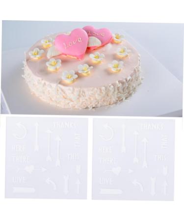 Zerodeko Cake Stencil 1 Pc Fondant Template Bakery Tools DIY Mould Printing Mold Cake Cake Stencils - Buy Online on GoSupps.com