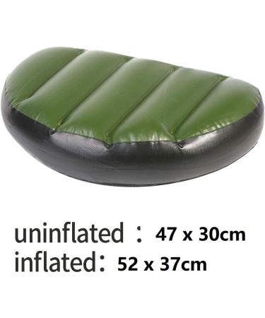 Comfortable Waterproof Green Inflatable Kayak Seat Cushion for Fishing & Camping - Buy Online on GoSupps.com