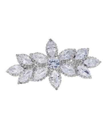 SKISUNO Rhinestone Hair Clip Wedding Hair Clip Women Hair Barrettes Women Hair Clip Rhinestones Hair Accessories Crystal Hair Barrette Rhinestones Hair Barrette Rhinestones Hair Clip