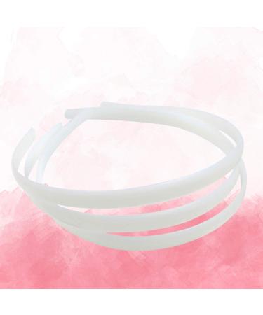 12 Non-Toxic DIY Headbands - Wide No Teeth Hairband Accessories for Women & Girls (White) - Buy Online on GoSupps.com