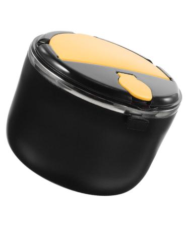 Zerodeko Instant Noodle Bowl Salad Bowl Ramen Soup Bowl with Tableware Insulated Bowl Stainless Steel Gaiwan Black 18.5X14.5CM