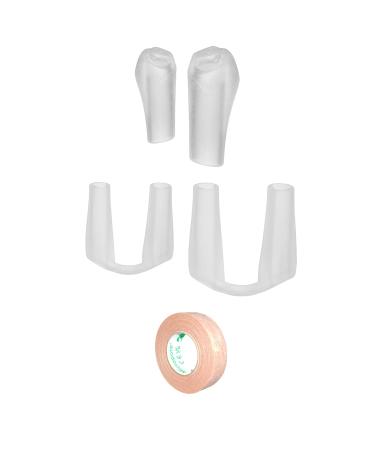 Premium Nostril Retainer For Rhinoplasty + Tape 2 Sizes in One Box (Size 7 & 8) Top-Grade Post-Surgery Nose Shaper Don t Risk Your Beauty Comfortable & Invisible Nose Retainer (( 7 & 8 ))