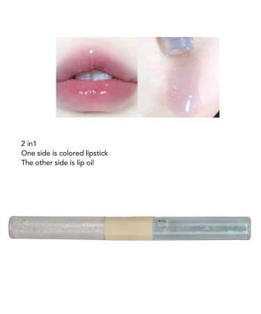 Buy Moisturizing Double Ended Lip Oil & Glass Lip Gloss | Transparent Lip Treatment & Balm | International Shipping Available - Buy Online on GoSupps.com