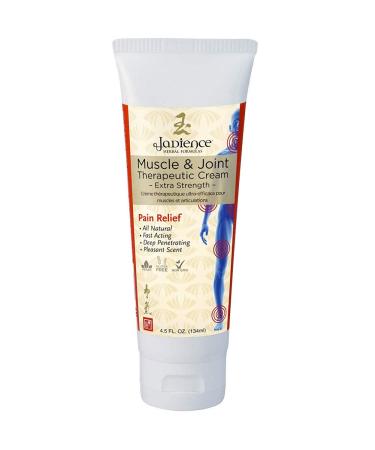 Jadience Muscle & Joint Therapeutic Pain Relief Cream Analgesic for Lower Back Neck Elbow Knee Muscle Arthritis Inflammation pain relief and recovery Natural Eastern Royal Asian Family Formula 4.5 oz 4.5 Fl Oz (Pack of 1)
