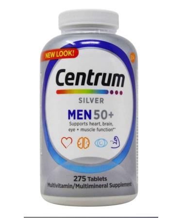 Centrum Men 50+ Multivitamin Tablet Age 50 and Older 275ct