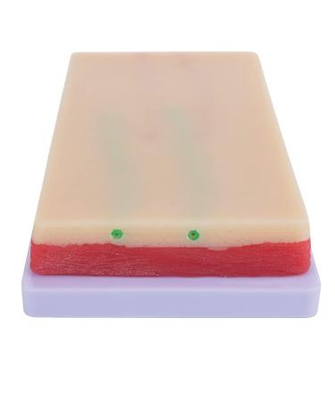 4 Pcs Venipuncture IV Injection Training Pad - Silicone Human Skin Suture Model with 4 Veins, 3 Skin Layers for Injection Practice - Buy Online on GoSupps.com