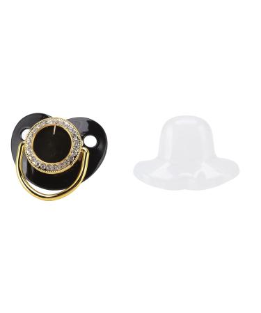 Stylish Infant Pacifier Clip Set - Toxic-Free Bling Pacifiers for Breastfed Babies - DIY Wall Decor (Black M) - Buy Online on GoSupps.com