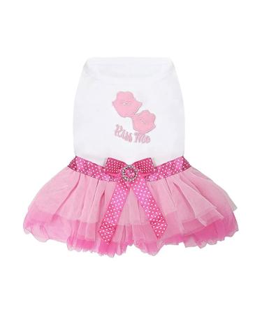 Luxury Puppy Skirt Pet Dog Dresses for Small Dogs Puppy Skirt Dog Clothes for Doggie Kitten Cat Girl Dog Girl Apparel Outfit Supplies