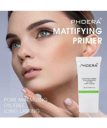 PHOERA Primer Matte Finish Face Makeup Pore filler Primer Foundation Base Oil Control Full Coverage Make Up Base Concealer Long Lasting Flawless Pores Minimiser Liquid Moisturizing (24ml.) 24 ml (Pack of 1) - Buy Online on GoSupps.com