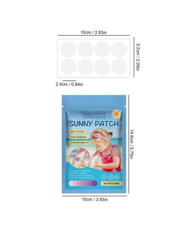 24 Pcs UV Stickers for Sunscreen Waterproof UV Detection Stickers Sun Cream to Reapply Detection Reminder Patch for Adults Waterproof Patches Sunscreens and Tanning Products - Buy Online on GoSupps.com