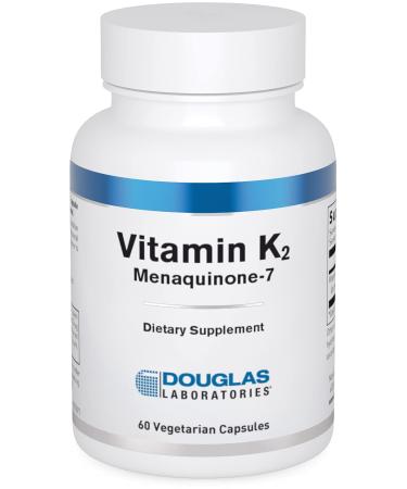 Douglas Laboratories Vitamin K2 | Menaquinone-7 Supplement to Support Bone Formation Mineralization and Blood Vessels* | 60 Capsules