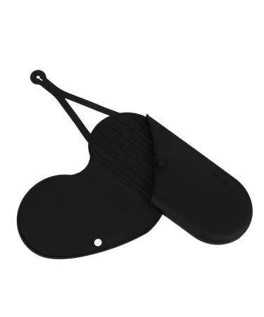 Healeved Curling Iron Storage Bag Curlers Curling Wand Hair Rollers Hair Crimper Storage Bags 29.50X13.50X2.00CM Black