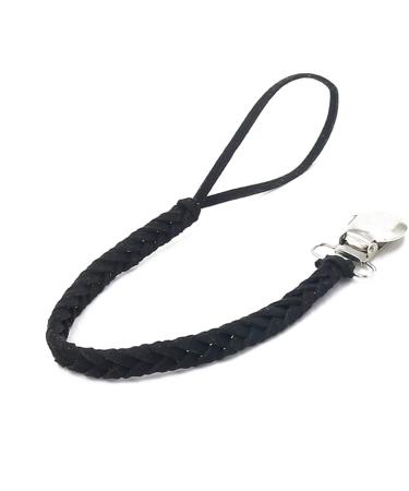 Windy5 Leather Woven Pacifier Chain | Colorful Braided Clip Holder & Teether Accessories for Babies - International Shipping - Buy Online on GoSupps.com