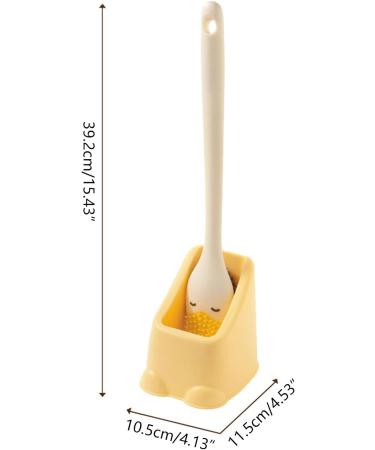 Innovative Duckbill Toilet Cleaning Tool Clean Difficult Corner Eliminate Comfortable Grip Handle Home Office Household Cleaning Tool Yellow - Buy Online on GoSupps.com