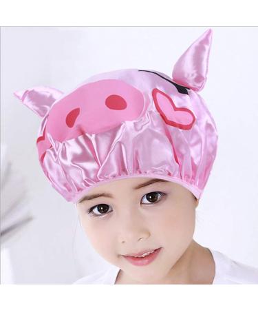 Fininno 3-Pack Kids Waterproof Shower Caps | Reusable Hair Hoods for Children - Buy Online on GoSupps.com