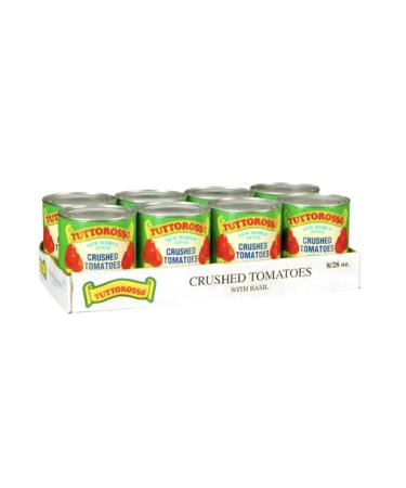 Tuttorosso Crushed Tomatoes w Basil 828 Oz - Premium Quality Italian Tomatoes - Buy Online on GoSupps.com