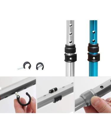 Crutches Disabled Walking Stick Lightweight Walker Non-Slip Walking Stick with Hospital Interesting Bathing in Sunlight Blue - Buy Online on GoSupps.com