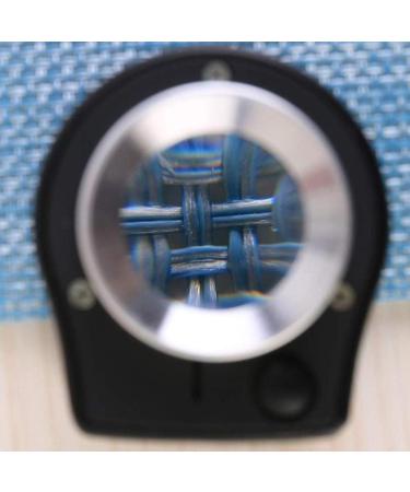 Glass Magnifier - 30X Optical Glass Lens Magnifier 6 LED Full Metal Folding Linen Tester Loupe Glass Thread Counter Loupe Enlarged Mirror Magnifier for Reading Made in China - Buy Online on GoSupps.com
