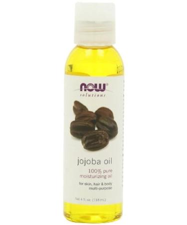 NOW Foods Jojoba Oil Pure 4 ounce (Pack of 2) Jojoba 4 Fl Oz (Pack of 2)