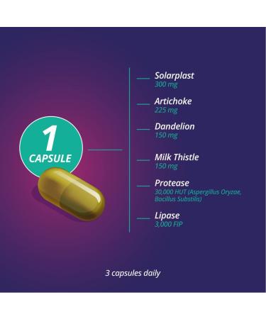 Liver Support Detox Cleanse Supplement - Doctor Formulated No Gallbladder Formula with Milk Thistle for Stone Breaker Capsule - Reduce Fatigue & Boost Health - Buy Online on GoSupps.com