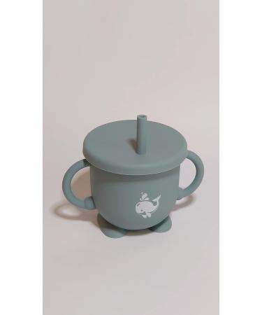 Generic Neno Balance 2-in-1 Training Cup & Straw for Toddlers - No Spill Soft Spout - BPA-Free Silicone (Blue) - Buy Online on GoSupps.com