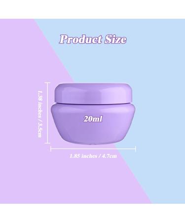 WLLHYF 6 Pieces Travel Containers for Toiletries Plastic Small Leakproof Cosmetic Makeup Jars with Lids Waterproof Seal Cream Jar Travel Accessories for Face Body Hand Cream - Buy Online on GoSupps.com