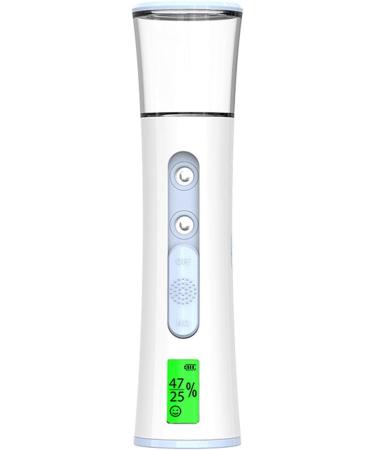 Nano Nano Facial Electric Face Handheld Skin Humidifier 3.7V 2W 30ml High Volume Double Hole for Home Travel (Blue) - Buy Online on GoSupps.com