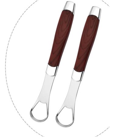 Stainless Steel Tongue Scraper - Oral Breath Freshener Tool for Adults | Tongue Cleaning Brushes & Beauty Essentials - Buy Online on GoSupps.com