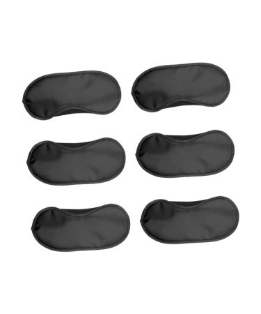 Lurrose 20pcs Sleeping Mask Silk Eye Mask Travel Eye Patch Eyepatch Sleeping Eye Mask Game Blindfold Eye Shade Sleeping Eye Patch Facial Mask Black to Sleep Eye Shadow Eye Black Blinder