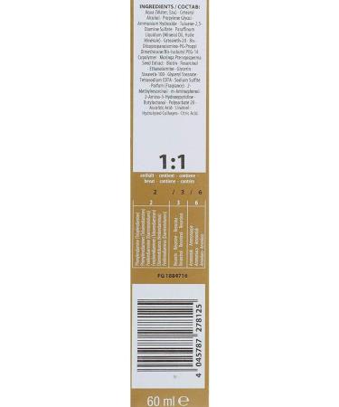 Schwarzkopf IR Absolutes 4-50 Medium Brown Gold Natural 60ml - Pack of 1 - Buy Online on GoSupps.com