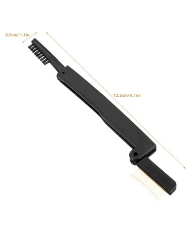 NOLITOY Folding Eyelash Comb & Brow Brush - Dual Sided Lash Separator for Women | Perfect Lash Mascara Applicator - International Shipping Available - Buy Online on GoSupps.com