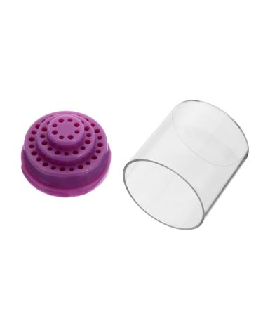 Beaupretty Drill grinding head storage box nail drill bits drill bits display nail drill bit container nail bit Nail Salon Nail Tools Holder Drill Bits Storage Holder base small pp Storage