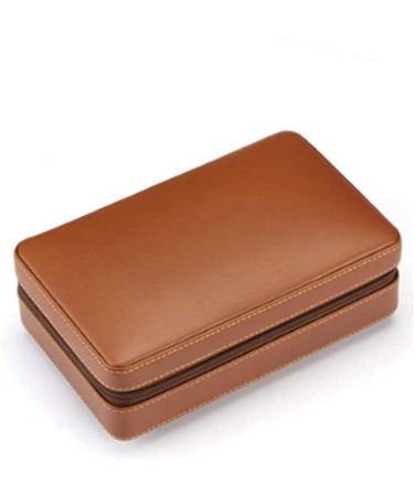 Cigar Boxs Humidors Cigar Humidor Portable Cecigar Humidor Box Travel Leather Cigar Case Storage 4 Cigars Box Humidor Humidifier Decobox