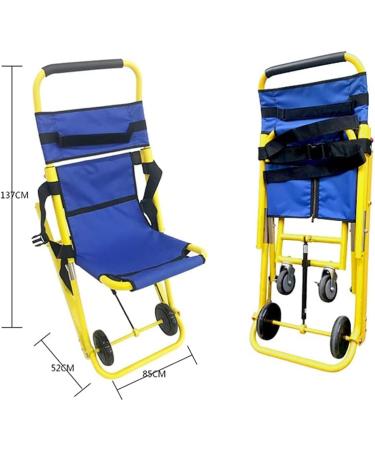 Portable First aid Stair chairFoldable Medical Lift Stair chairAmbulance up and Down Stairs Emergency Transfer Stretcher with Quick Release Buckle for The Elderly and Disabled (Color :Yellow+Blue) ( - Buy Online on GoSupps.com