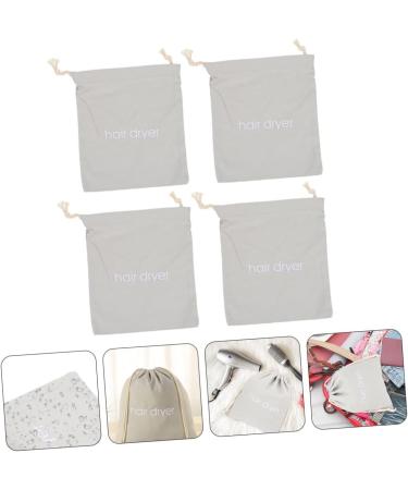 Healeved 8 Pcs Hair Dryer Storage Bag Drawstring Toiletry Bag Hair Dryer Receive Bag Bags Fabric Light Grey - Buy Online on GoSupps.com