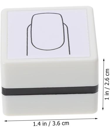 Ipetboom Nail Practice Stamp Nail Art Supply Nail Art Practice Supply Hand Painted Practice Stamper Nail Beauty Practicing Tool Nail Art Practice Tool Plastic Manicure White - Buy Online on GoSupps.com