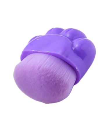 Cat Claw Foundation Brush Makeup Brush Makeup Foundation Blusher Brush Powder Foundation Brush Cosmetics Applicator Brush Travel Purple Paint Artificial Fiber Portable
