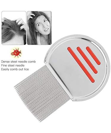 Peigne de traitement de lentes de poux en acier inoxydable pour liminer les poux de t te de salet peigne d' limination des poux en spirale unique(rouge) - Buy Online on GoSupps.com
