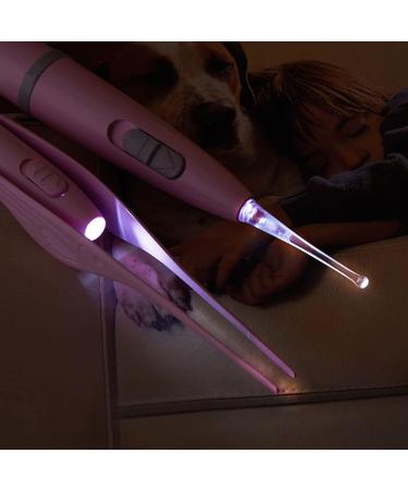 USB Rechargeable Earwax Removal Tool Set for Kids - Pink Ear Cleaner with Light, Tweezers and Ear-Picking Tool - Buy Online on GoSupps.com