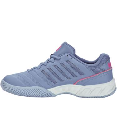 K-Swiss Women's Bigshot Light 4 Tennis Shoe - 41.5 EU - Infinity Blue & Blush Blue Blizzard - International Shipping Available - Buy Online on GoSupps.com