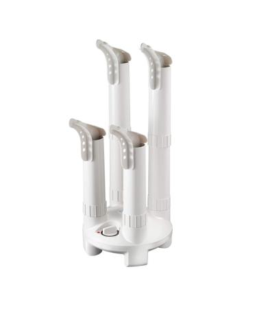 LAVIEAIR Boot Dryer, Shoe Dryer and Glove Dryer with Timer and Fan, White