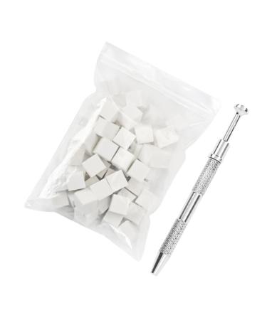 Healeved 1 Set Nail Sponge 4-claw Sponge Grabber Blush for Cheeks Makeup Applicator Tools Face Sponge Sponges Manicure Nail Art Tool Manicure Accessory Loose Powder Sponge Cosmetic Make up