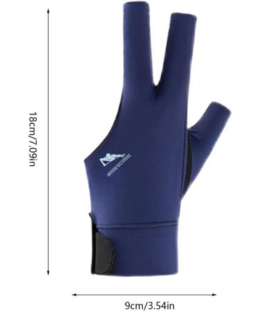 Premium Billiards Pool Gloves - Breathable 3-Finger Elastic Sports Gloves for Left & Right-Handed Players - Perfect for Cue Sports - Buy Online on GoSupps.com