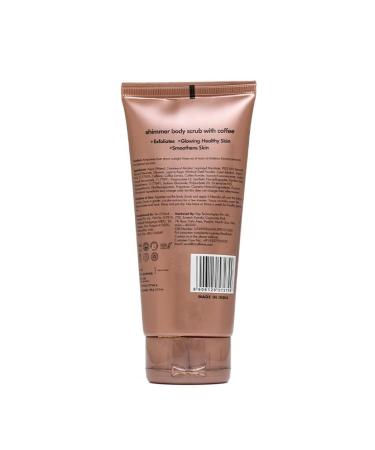 Shimmer Body Scrub with Coffee - Exfoliating Scrub for Smooth & Glowing Skin | Unisex | 150g - Shop Now - Buy Online on GoSupps.com