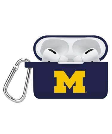 AFFINITY BANDS Michigan Wolverines Silicone Case Cover Compatible with Apple AirPods Pro (Navy) Michigan Wolverines - Navy