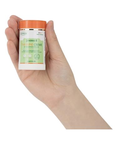 Juverio 8 Therapy Cream - 8% Spirulina for Impure & Dry Skin Relief | Neurodermatitis Psoriasis Redness Itching (30 ml) - Buy Online on GoSupps.com