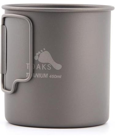 TOAKS Titanium 450ml Cup - Lightweight and Durable Drinkware - Buy Online on GoSupps.com