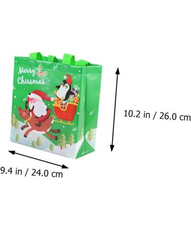 PRETYZOOM Santa Bags 12pcs Christmas Bag Candy Bags Packing Bag Candy Bag for Christmas Three-dimensional Tote Bag - Buy Online on GoSupps.com